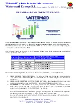 Watermaid WM10 Quick Start Manual preview