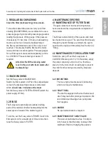 Preview for 17 page of Waterman SF 122 Assembly And Operating Instructions Manual