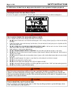 Preview for 2 page of Waterous PB18 Series Operation Instructions Manual