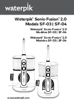 Waterpik Sonic-Fusion 2.0 SF-03 Instructions Manual preview