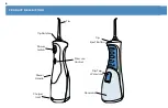 Предварительный просмотр 6 страницы Waterpik Water Flosser WP-450 Instruction Manual