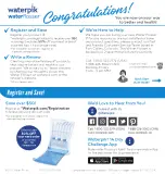 Preview for 1 page of Waterpik waterflosser Cordless Advanced 2.0 WP-500... Quick Start Manual