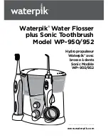 Waterpik Waterflosser WP-950 Series Instruction Manual предпросмотр