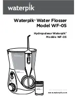 Waterpik WF-05 Instruction Manual preview
