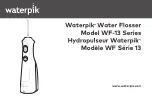 Waterpik WF-13 Series Instruction Manual preview