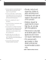 Preview for 4 page of Waterpik WP-100 Series Instructions Manual