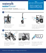 Waterpik WP-100 Series Quick Start Manual предпросмотр