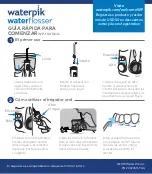 Предварительный просмотр 2 страницы Waterpik WP-100 Series Quick Start Manual