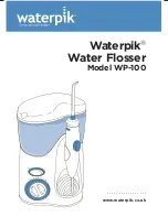 Waterpik WP-100 Series User Manual preview