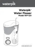 Предварительный просмотр 1 страницы Waterpik WP-120 Instruction Manual