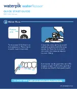 Preview for 2 page of Waterpik WP-120 Quick Start Manual