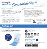 Waterpik WP-360 Quick Start Manual preview