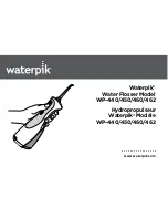 Waterpik WP-440 Manual preview