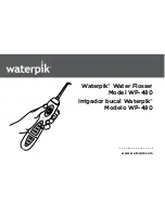 Waterpik WP-480 User Manual preview