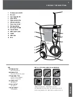 Предварительный просмотр 5 страницы Waterpik WP-600 Series User Manual