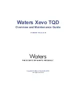 Waters Xevo TQD Overview And Maintenance Manual предпросмотр