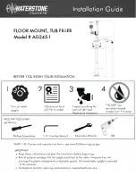 Waterstone AG245-1 Installation Manual предпросмотр