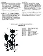 Preview for 2 page of Waterway RENEGADE Instruction Sheet