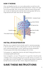 Preview for 3 page of Waterwise Aclare Use & Care Manual