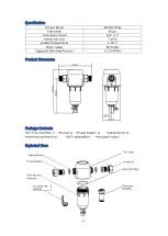 Preview for 2 page of Watex CPFE4 Owner'S Manual