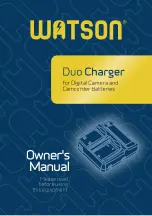 WATSON Duo Owner'S Manual предпросмотр