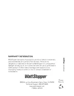 Предварительный просмотр 18 страницы Watt Stopper DT-300 Installation Instructions Manual