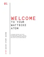 Предварительный просмотр 3 страницы Wattbike ATOM Quick Start Manual