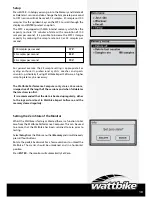 Предварительный просмотр 19 страницы Wattbike Exercise Bike User Manual