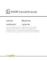 wattio DOOR Manual preview