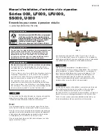 Preview for 9 page of Watts 009 Series Instruction, Installation, Maintenance And Repair Manual