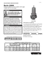 Preview for 5 page of Watts 2300 Series Installation Instructions Manual
