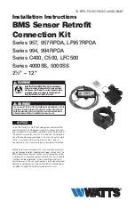 Watts 957 Series Installation Instructions Manual preview