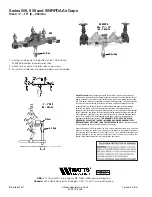 Preview for 2 page of Watts 994 Series Installation Instructions