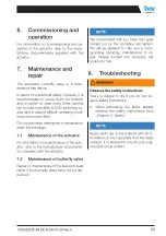 Предварительный просмотр 23 страницы Watts bar PZDS Translation Of The Original Operating Manual