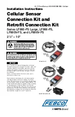 Watts LF860-FS Large Series Installation Instructions Manual preview