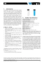 Preview for 3 page of Watts OneFlow OFTWH-R Installation And Operation Manual