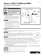 Watts T156B Series Manual предпросмотр