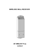 Watts Vision BT-WR02 RF User Manual preview