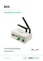 Wattsense BOX Installation Manual preview