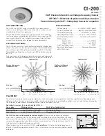 Preview for 1 page of wattstopper CI-200 Series Installation Instructions Manual