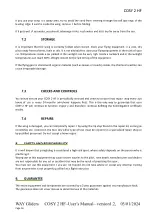 Preview for 16 page of WAY Gliders COSY 2 HF User Manual