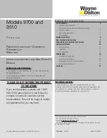 Wayne-Dalton 9700 Manual preview