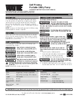 Wayne PC4 Operating Instructions Manual предпросмотр