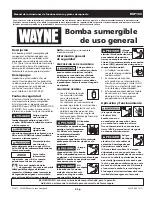 Preview for 9 page of Wayne RUP160 Operating Instructions And Parts Manual