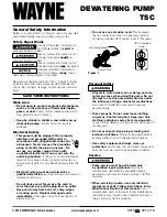 Preview for 1 page of Wayne TSC Series Quick Start Manual