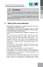 Preview for 3 page of WDM AG Series Operation Manual