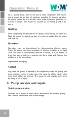 Preview for 12 page of WDM AG Series Operation Manual