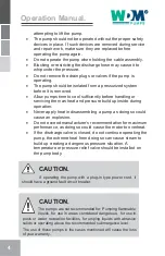 Preview for 4 page of WDM NE Series Operation Manual