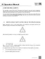 Preview for 7 page of WDM PI Operation Manual