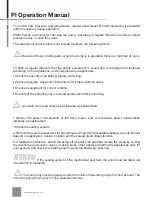 Preview for 20 page of WDM PI Operation Manual